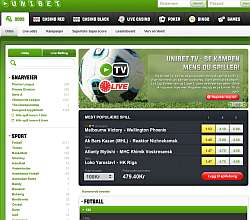 Unibet Screenshot